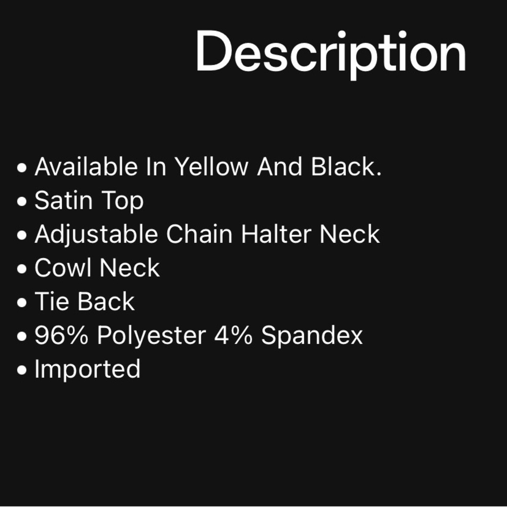 Chain Halter Top - Picture 4 of 4